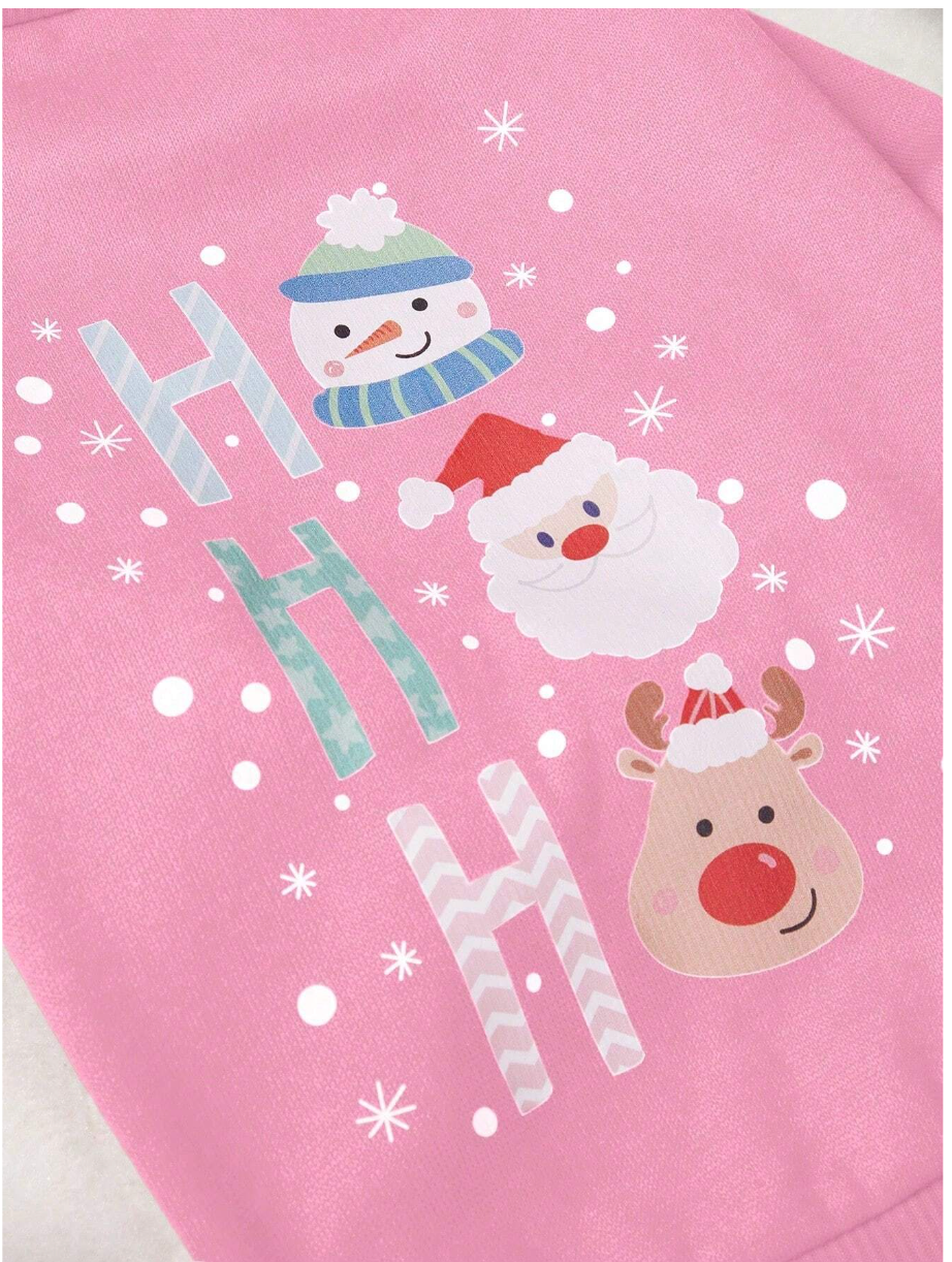 HOHO Print Crew Neck Sweatshirt