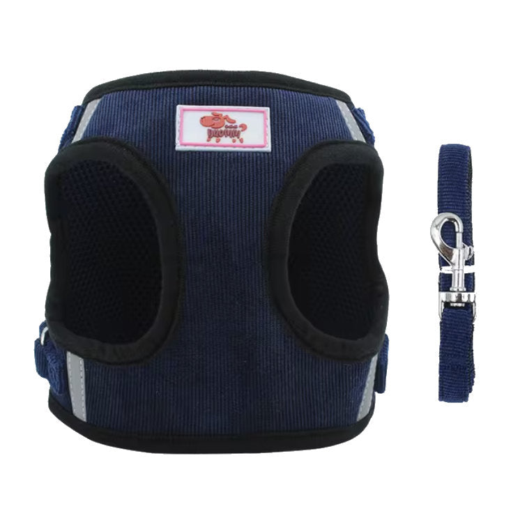 Reflective Pet Dog Vest Harness And Lead Set